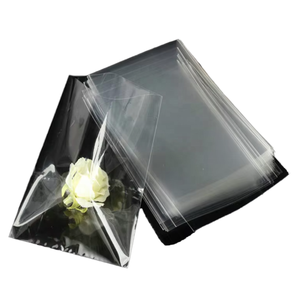 Sacs d'emballage rétractables transparents auto-adhésifs en BOPP 24*34cm pour pantalons et chaussures, impression en gravure sur plastique OPP, vente en gros - Product Image 1