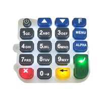 Clavier rétroéclairé personnalisé en silicone et plastique, éclairage LED, dôme métallique conducteur, couleur RAL, certifié ISO9001 pour les claviers de point de vente