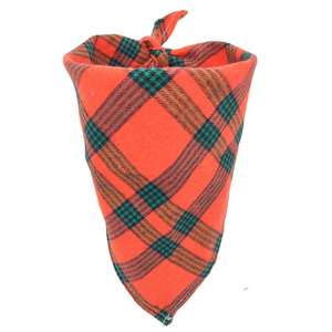 מותאם אישית bandas כלב לוגו חם למכירה כותנה כותנה כפול שכבה מודפסת משובץ משולש כלב Bandanas - Product Image 2