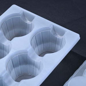 Custom Design <strong>Disposable</strong> PET 6 Cavity Clear <strong>Plastic</strong> Food Grade Pastry <strong>Dessert</strong> Big <strong>Tray</strong> Packaging Cakes Sandwich Snow Rectangle - Product Image 6