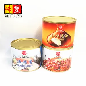 Китайский OEM завод BRC HACCP сертификат бренда оптовая цена Натуральные 5 фунтов луженые банки для пасты консервированный оловянный устричный соус