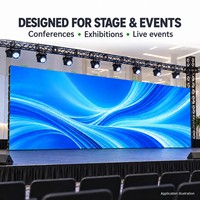 Écran LED vidéo mural intérieur/extérieur à louer avec HDR10/HDR10+ Résolution 4K Gamme de couleurs Adobe RGB 98%