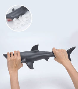 Simulazione PVC giocattolo animale marino educazione dei bambini vita marina animale in morbido cotone delfino tartaruga marina grande squalo bianco modello - Product Image 5
