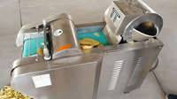 LTK Nieuwe Keuken Groente Snijmachine Snijder Kool Ui Wortel Gember Restaurant Gebruik Kernmotor Tandwielonderdelen 220V/380V