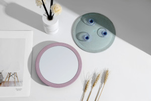 <span class=keywords><strong>Espejo</strong></span> redondo de maquillaje para <span class=keywords><strong>baño</strong></span>, cosmético pequeño con logotipo personalizado respetuoso con el medio ambiente, con <span class=keywords><strong>ventosa</strong></span> de <span class=keywords><strong>aumento</strong></span> - Product Image 6