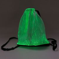 Richshining nuit cyclisme sac lumineux sac à dos à la mode pour créatif brillant sac drôle cadeau voyage roman cadeaux cartable