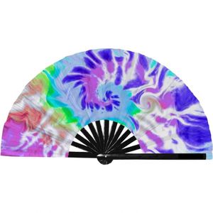 Abanico Plegable de Bambú y Plástico Personalizado con Impresión a Medida QM - Product Image 5