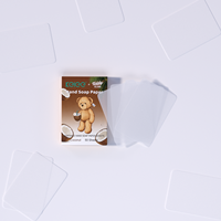 Feuilles de savon jetables en papier personnalisées en vrac KELEE X Teddy Island pour le lavage des mains, parfum noix de coco, feuilles de savon portables en papier
