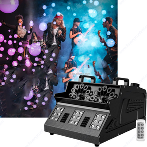 Machine à bulles de brouillard 1500W avec lumière de scène RVB 18 LED avec télécommande pour DJ Halloween Party Wedding Stage <span class=keywords><strong>Effect</strong></span> Equipment - Product Image 4