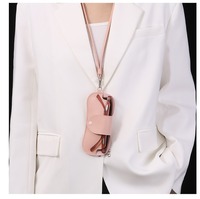 Étuis à lunettes en cuir, sac de rangement pour lunettes avec sangle de cou, étui à lunettes de soleil, porte-lunettes de voyage