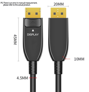 DP à DP 1.4 8K 60Hz 4K <span class=keywords><strong>144Hz</strong></span> 80M 100M <span class=keywords><strong>Câble</strong></span> d'affichage d'ordinateur TV <span class=keywords><strong>Displayport</strong></span> <span class=keywords><strong>HDMI</strong></span> <span class=keywords><strong>Câble</strong></span> à fibre optique - Product Image 3