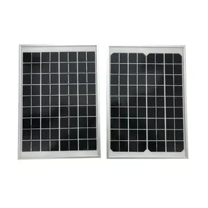 XRSOLAR Top 1 Tùy Chỉnh Nhỏ 18V Glass Mono 10 Watt Solar Panel Cho Cổng Tự Động