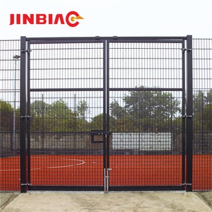 Valla Metálica Pequeña para Jardín, Patio o Entrada, de Acero, con Rejilla y Puertas, Ecológica, Resistente a Roedores, con Recubrimiento en Polvo, ISO9001 - Product Image 1