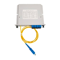 OEM 1x2 ~ 1x16 SC/APC Fibre PLC Splitter Cassette avec 2.0mm Pigtails, FTTH Optique Splitter Module pour ODF/Distribution Box