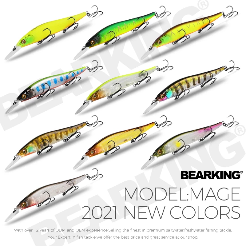 Bearking Professioneller Wobbler 110mm 14g Tauchtiefe 1,8m SP Angelkder  Knstlicher Kder Raubfisch-Tackle Jerkbaits fr Hecht und Barsch|  Alibaba.com