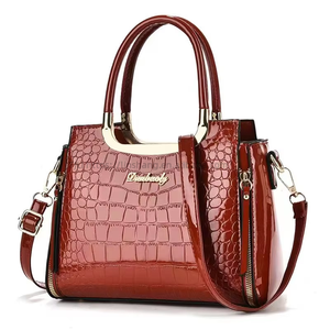 Sacs à main grande capacité pour femmes en cuir PU avec coutures colorées, sacs fourre-tout de haute qualité pour femmes, vente en gros - Product Image 2