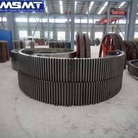 45 Module Grande couronne dentée en acier forgé pour moulin à billes et engrenages de grande taille
