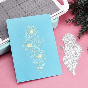Daisy Flower goffratura Scrapbooking decorazione piastra di lamina calda per carta fai da te cartoline di auguri facendo invito a nozze - Product Image 4