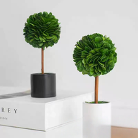 Fleurs décoratives de Noël, plantes naturelles, véritables, préservées, buis, petites feuilles de buis pour couronnes de Noël