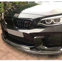 Spoiler de pare-chocs avant en fibre de carbone véritable style MTC pour BMW M2 F87 2016-2022, état neuf, accessoires de kit carrosserie