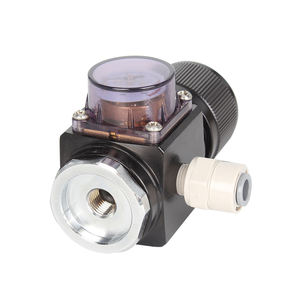 Mini regulador de presión de <span class=keywords><strong>CO2</strong></span> de aluminio de fábrica para soldadura de cerveza de Soda TR21 * 4 3000psi presión máxima inerte - Product Image 5