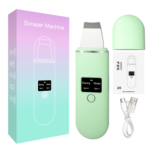 40kHz Ultrasonic Facial <b>Scraper</b> Waterproof Sonic Skin Scrubber Deep <b>Cleaning</b> Face Spatula for Home Use - Product Image 2