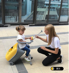 Carrito de equipaje <span class=keywords><strong>para</strong></span> niños Maleta de viaje dos en uno Equipaje de mano de 20 pulgadas - Product Image 2