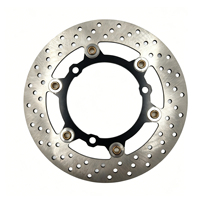 Rotor de frein flottant simple, très demandé, fabrication soignée, rotor de frein de moto populaire pour le marché secondaire
