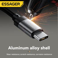 Essager-ES-YP22 USB Type C mâle vers 3.5mm femelle, câble audio OTG, adaptateur répartiteur casque