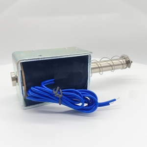 Solénoïde auto-fixant personnalisé de 50 mm / Solénoïde à poussée et traction / Solénoïde CC 12V 24V pour décharge haute tension. - Product Image 3