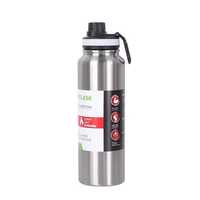 Espace Pot Isolation Tasse Grande Capacité Sports de Plein Air Bouilloire 304 En Acier Inoxydable Isolation Tasse À Eau De Poche