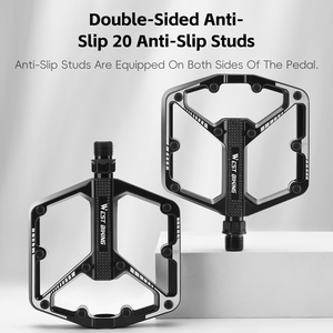 WEST BIKING Pédale de vélo confortable en alliage d'aluminium pour vélo de <span class=keywords><strong>route</strong></span> et VTT, accessoires de pédale de vélo élargis - Product Image 3