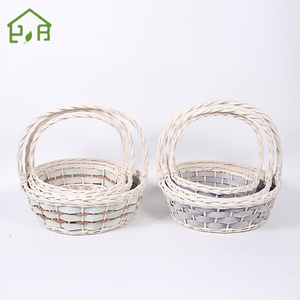 Cheap <strong>Wicker</strong> <strong>Baskets</strong> Flower <strong>Baskets</strong> <strong>With</strong> Handle <strong>Wicker</strong> <strong>Baskets</strong> - Product Image 2