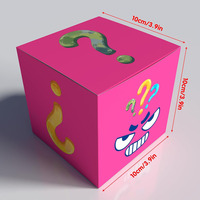 Coffrets cadeaux de jeu aveugle mystérieux rose fête réutilisable Design à la mode anniversaire noël événements surprise boîte mystère pour les femmes