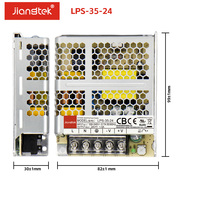 Alimentation industrielle à découpage Jiangtek LPS-35-24 35W 24V 1.5A CA/CC à sortie unique
