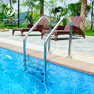 Escalera de Acero Inoxidable 304 Antideslizante, Portátil, OEM, para Piso y Piscina, con Características de Seguridad, Marca Water Crown Precio al por Mayor - Product Image 2