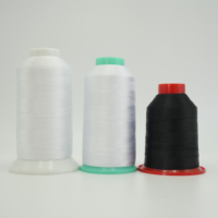 Benang Bordir Filamen Poliester 100% Warna-warni 5000 Yard Gulungan Kecil 120D/2 Diwarnai untuk Mesin Bordir Jahit Berbagai Warna