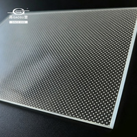 Lámina GPPS LGP de Matriz de Puntos de Alta Luminosidad con Película Reflectante, Placa Guía de Luz con Iluminación por Bordes para Señalización y Exhibición