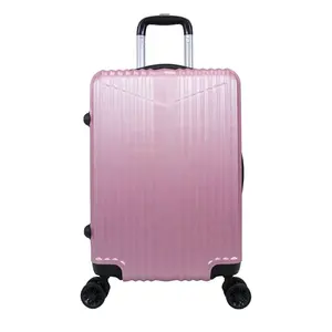 Supplier cheap wholesale custom ABS trolley suitcase sets 3pcs Lightweight travel trolley luggage with TSA lock