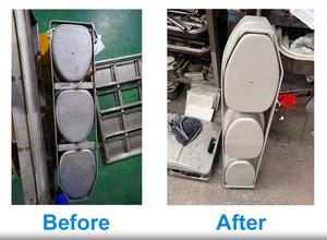 Conveyor Belt Type Automatic <b>Sandblasting</b> Machine for Kitchen Supplies - Product Image 2