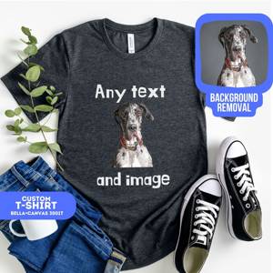 T-<span class=keywords><strong>shirt</strong></span> personnalisé avec logo, image, texte, photo, tendance TikTok 2025, design gratuit, cadeau pour meilleur <span class=keywords><strong>ami</strong></span>, t-<span class=keywords><strong>shirt</strong></span> familial - Product Image 6