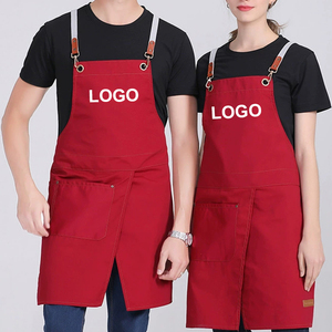 Grembiule da Chef in Tela Personalizzabile con Logo, Durevole, Riutilizzabile, Lavabile, con Cinturino Regolabile per il Collo e Spacco sul Retro, Ideale per Cucina e Barman - Product Image 1
