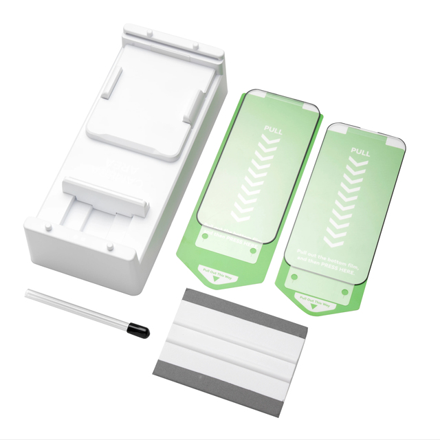 New Automatic Film Application Tool for Mobile Phone Screen Protectors Tempered Glass Ultra-Thin Design Dust-Free Positioning