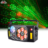 Lumières portatives d'étape de projecteur laser de club de disco de RGBW avec la source du modèle d'effet LED