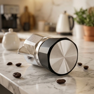 <span class=keywords><strong>Cafetera</strong></span> <span class=keywords><strong>Italiana</strong></span> de Aluminio para Espresso y Moka, 3, 6 y 9 Tazas, para Estufa de Gas, Eléctrica e Inducción, con Logotipo Personalizado - Product Image 5