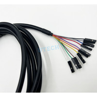Cable Convertidor USB Serial de Alta Velocidad USB 2.0 Hi-Speed UART con Malla de PVC Utechable YT-C232HD-DDHSP-0 para Escáner de Código de Barras y Cámara