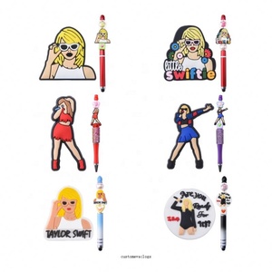 Las nuevas cuentas focales de silicona únicas Taylor POP Singer <span class=keywords><strong>Karol</strong></span> <span class=keywords><strong>G</strong></span> Pop Star Selena Cheap 3D Focal Beads Best Dad - Product Image 3