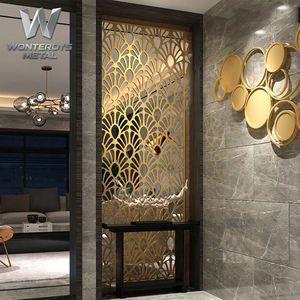 Moderna Mampara Divisoria de Acero Inoxidable 304 Cortada con Láser, para Decoración de Interiores de Restaurantes - Product Image 6