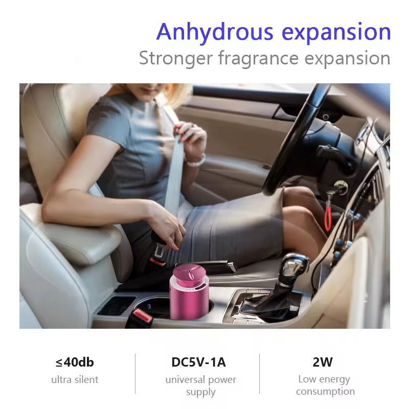 ORANGLES Portable Metal Car Scent Diffuser | Small Area Fragrance Oil Aroma Diffuser – orangles Qatar - detailed closeup view - illustrating benefits - Image 3 of 6 | created for all | Shop Portable Metal Car Scent Diffuser | Small Area Fragrance Oil Aroma Diffuser – orangles Qatar North Carolina | Free Shipping ORANGLES