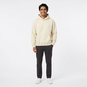 Baggy Loose Big Body Hoodies Colores brillantes Boxy Size Sudadera con capucha regular Capas dobles Fleece Interior Sudaderas con capucha de invierno - Product Image 1